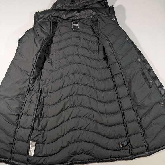 2011 The North Face 600 Women's Black Hooded Down Puffer Coat - Picture 8 of 16
